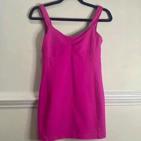 Hot Pink Lulu Lemon Aria Tank Top Sz 6 - Picture 1 of 3